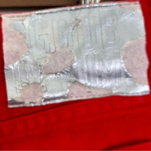 Golden Goose Red Mid-Rise Jeans - Picture 16 of 16